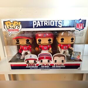 New England Patriots Trio Funko Pop! Vinyl Figures
